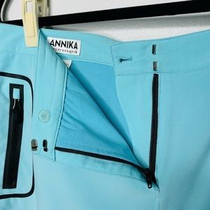 Cutter & Buck Annika Blue Golf Skort Size Large Te